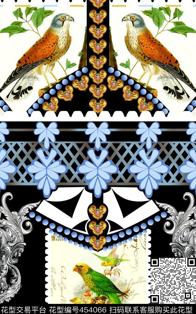 时尚条纹珠宝数码印花华亿平台下载（图片编号: 454066） - 瓦栏（Walan）