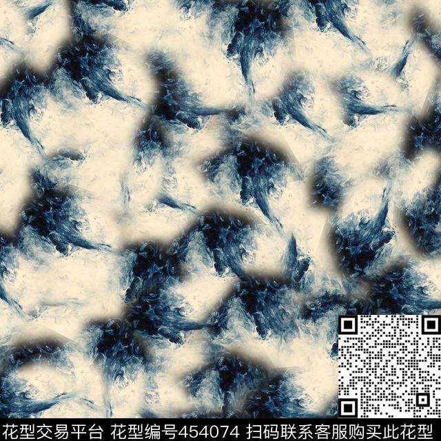 复古冰山海洋数码印花华亿平台下载（图片编号: 454074） - 瓦栏（Walan）