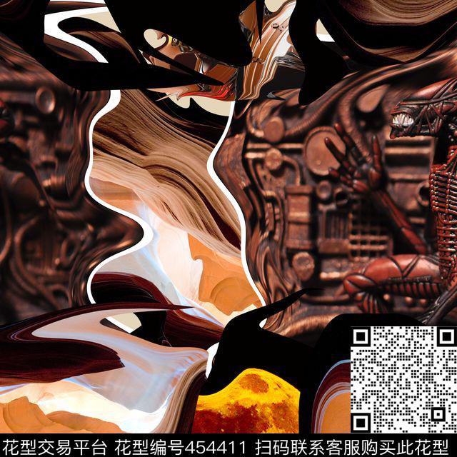 雕塑复古男装华亿平台数码印花华亿平台下载（图片编号: 454411） - 瓦栏（Walan）