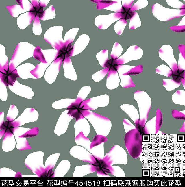 现代灰色亮色传统印花华亿平台下载（图片编号: 454518） - 瓦栏（Walan）