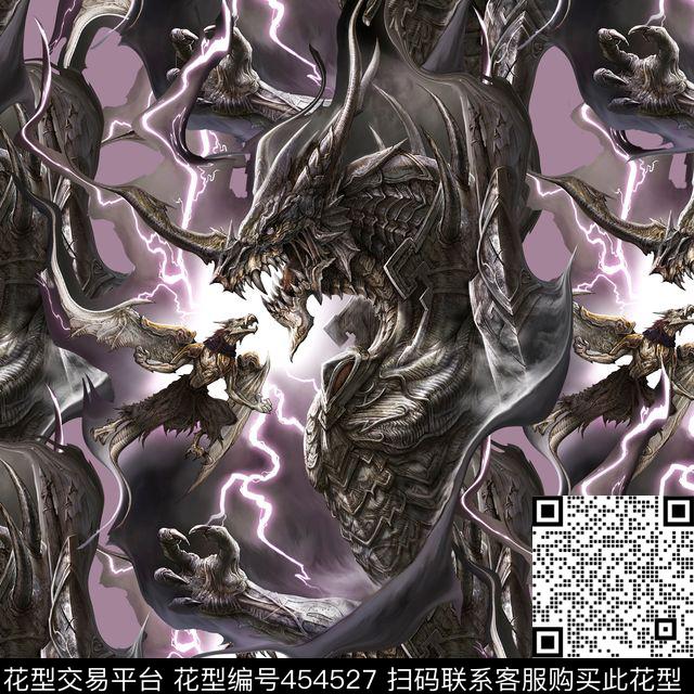 潮流抽象复古数码印花华亿平台下载（图片编号: 454527） - 瓦栏（Walan）