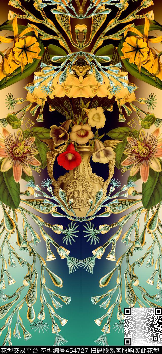 定位对称民族数码印花华亿平台下载（图片编号: 454727） - 瓦栏（Walan）