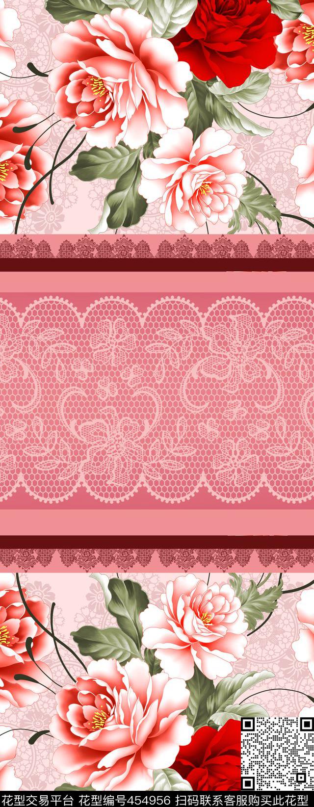 古典花卉蕾丝长巾华亿平台F-S丝巾方巾华亿平台传统印花华亿平台下载（图片编号: 454956） - 瓦栏（Walan）