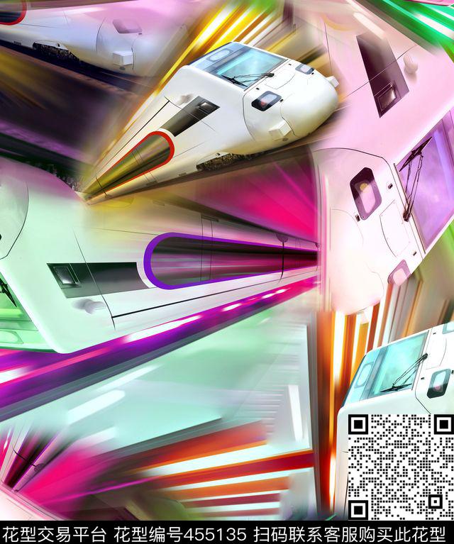 火车动车女装数码印花华亿平台下载（图片编号: 455135） - 瓦栏（Walan）