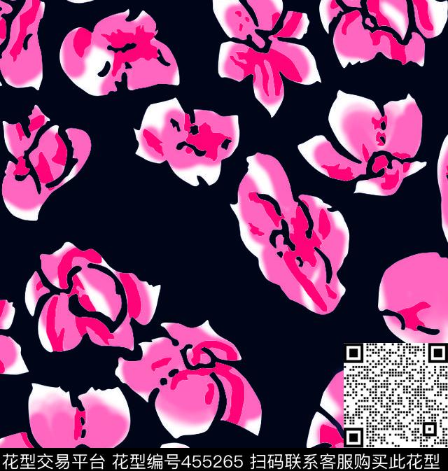 流行时尚清新大方欧美数码印花华亿平台下载（图片编号: 455265） - 瓦栏（Walan）