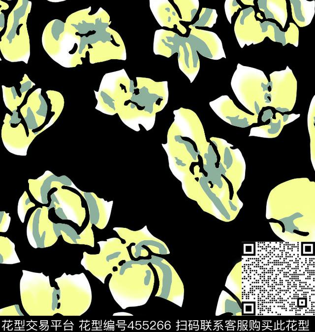 流行时尚清新大方欧美数码印花华亿平台下载（图片编号: 455266） - 瓦栏（Walan）