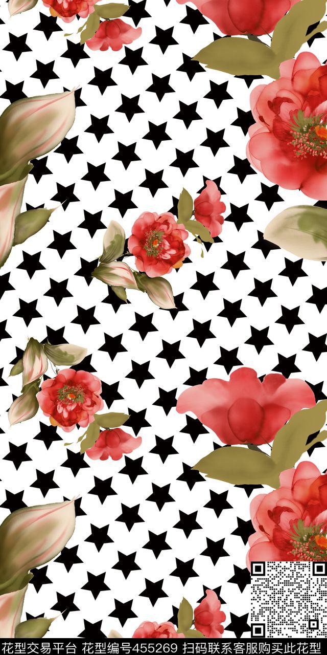 布匹印花几何图形面料印花数码印花华亿平台下载（图片编号: 455269） - 瓦栏（Walan）