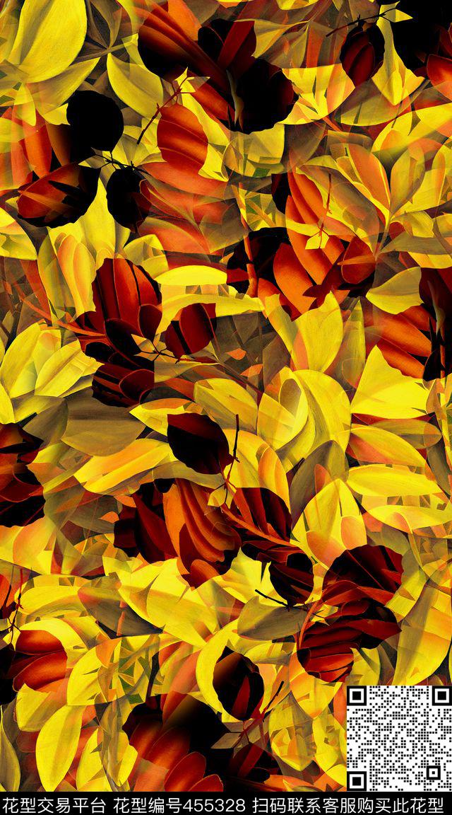 创意服装渐变数码印花华亿平台下载（图片编号: 455328） - 瓦栏（Walan）