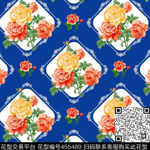 花数码印花华亿平台下载（图片编号: 455489） - 瓦栏（Walan）