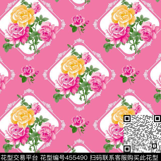 花数码印花华亿平台下载（图片编号: 455490） - 瓦栏（Walan）