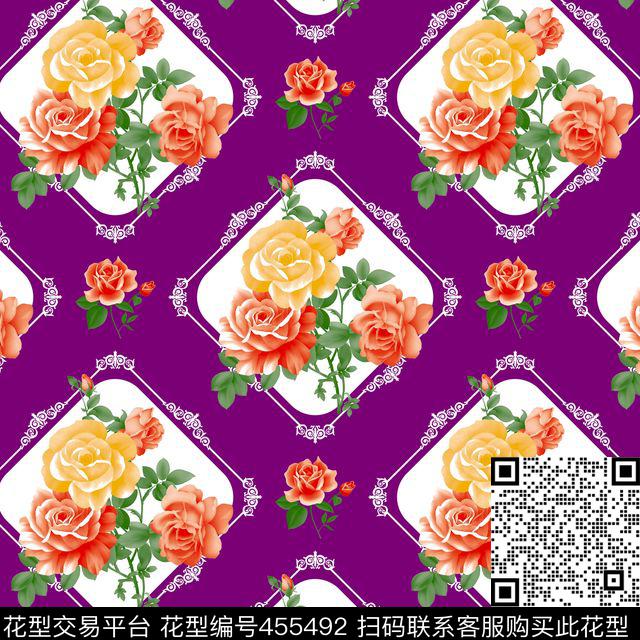 花数码印花华亿平台下载（图片编号: 455492） - 瓦栏（Walan）