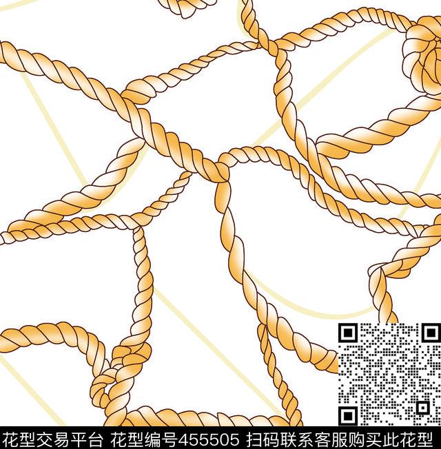 抽象金色绳子绳索数码印布印花数码印花华亿平台下载（图片编号: 455505） - 瓦栏（Walan）