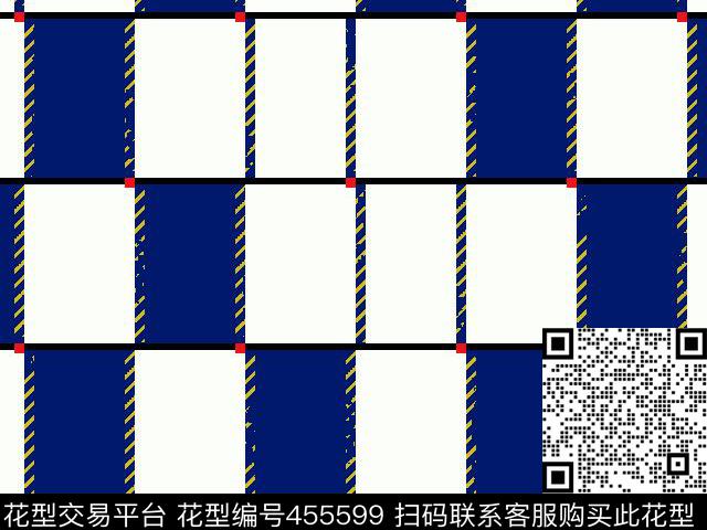 男装华亿平台几何方块梯形格子传统印花华亿平台下载（图片编号: 455599） - 瓦栏（Walan）