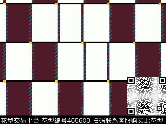 男装华亿平台几何方块梯形格子传统印花华亿平台下载（图片编号: 455600） - 瓦栏（Walan）