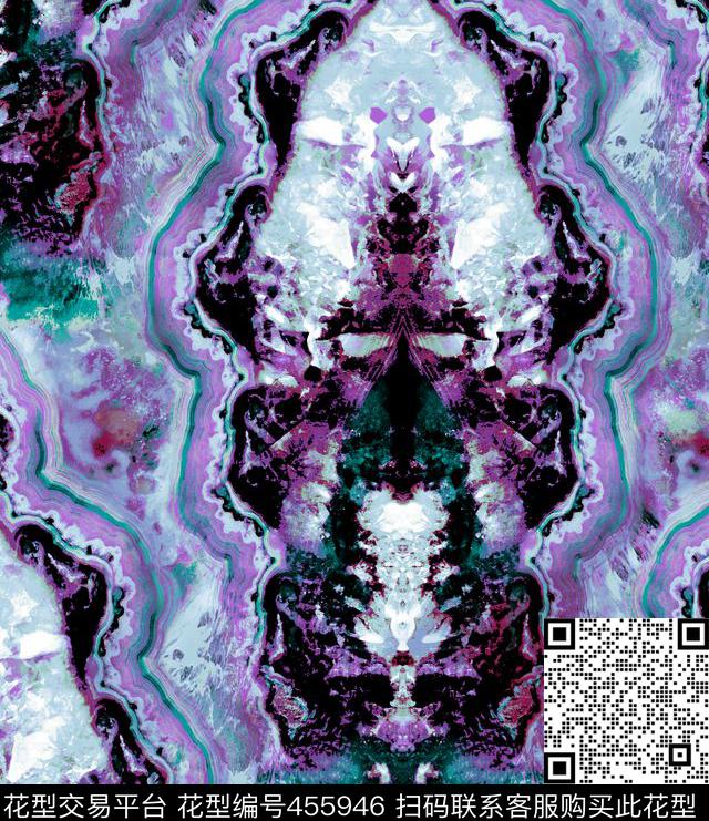 抽象几何复古传统印花华亿平台下载（图片编号: 455946） - 瓦栏（Walan）