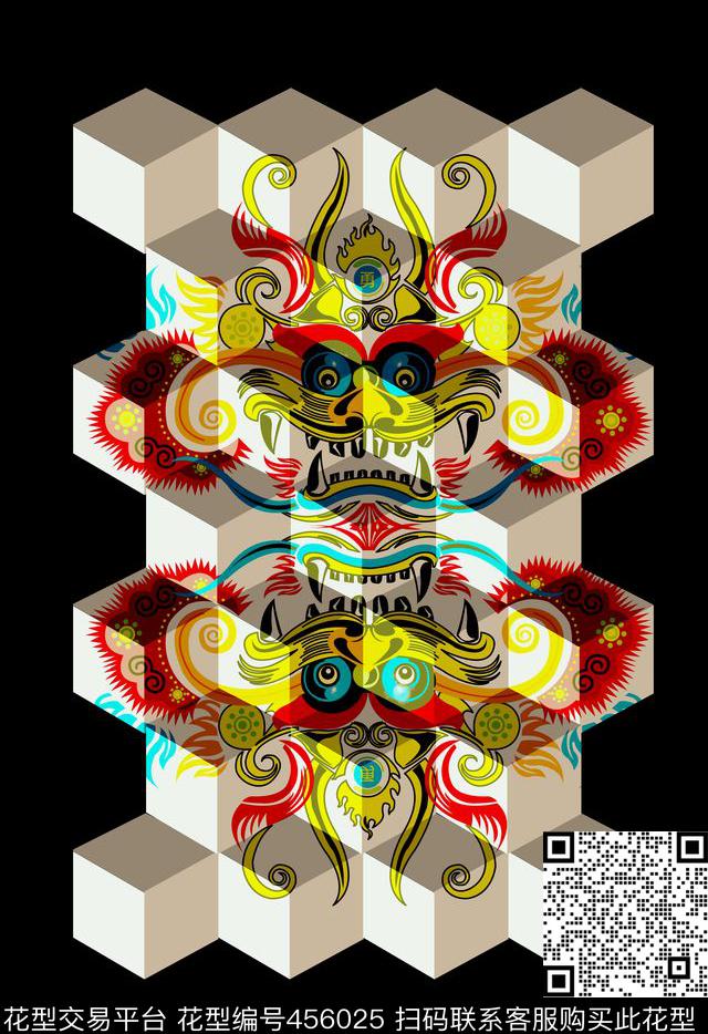 T恤衬衫创意潮流克里斯托数码印花华亿平台下载（图片编号: 456025） - 瓦栏（Walan）