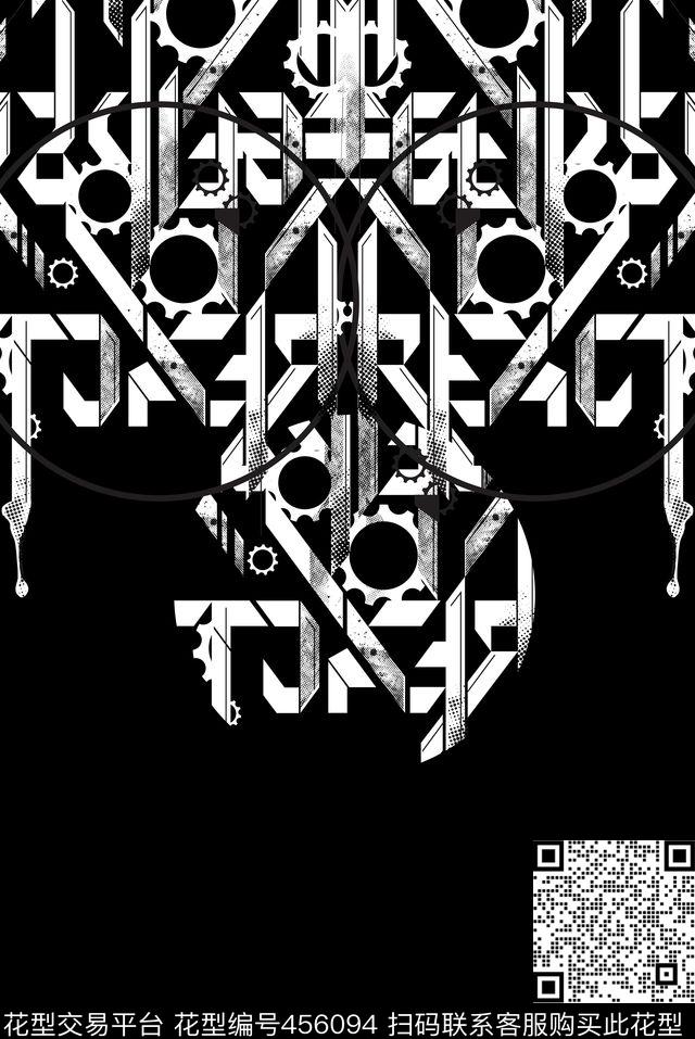 T恤衬衫卫衣传统印花定位几何传统印花华亿平台下载（图片编号: 456094） - 瓦栏（Walan）