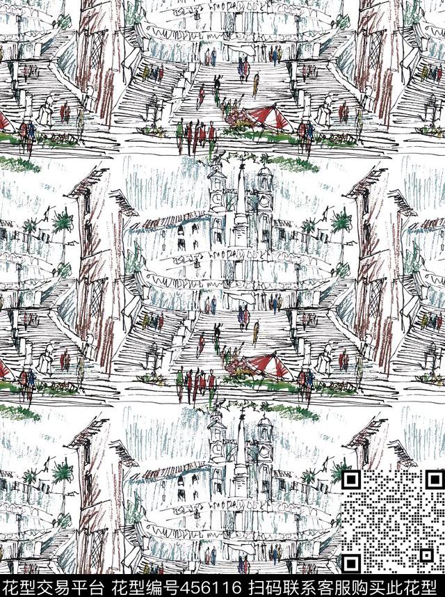 大牌高端简约数码印花华亿平台下载（图片编号: 456116） - 瓦栏（Walan）