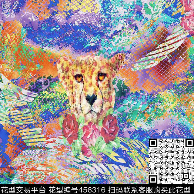 绚丽花朵数码数码印花华亿平台下载（图片编号: 456316） - 瓦栏（Walan）