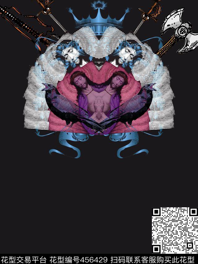 t恤华亿平台兵器潮流数码印花华亿平台下载（图片编号: 456429） - 瓦栏（Walan）