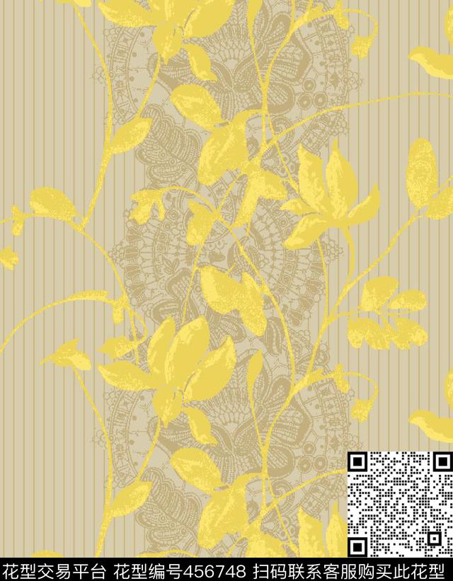 服装花卉家纺传统印花华亿平台下载（图片编号: 456748） - 瓦栏（Walan）