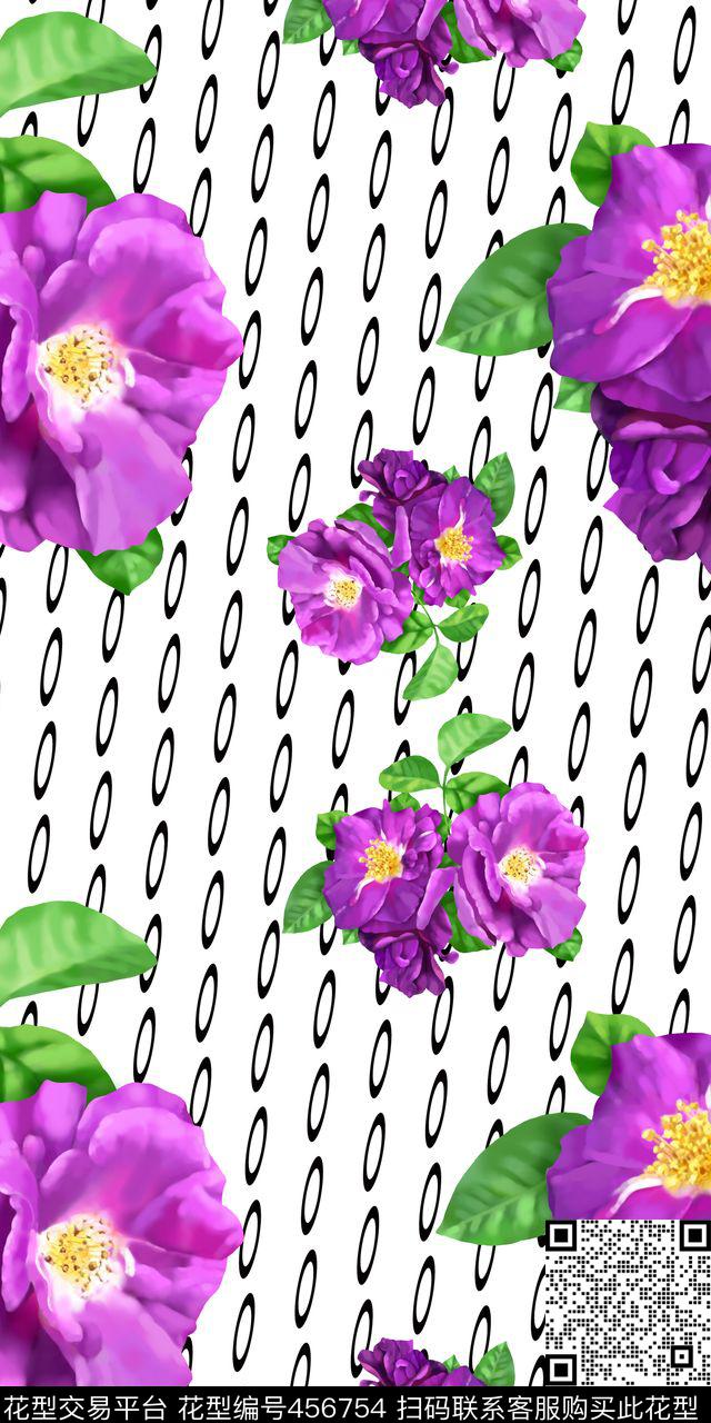 变形圆布匹印花长圆数码印花华亿平台下载（图片编号: 456754） - 瓦栏（Walan）