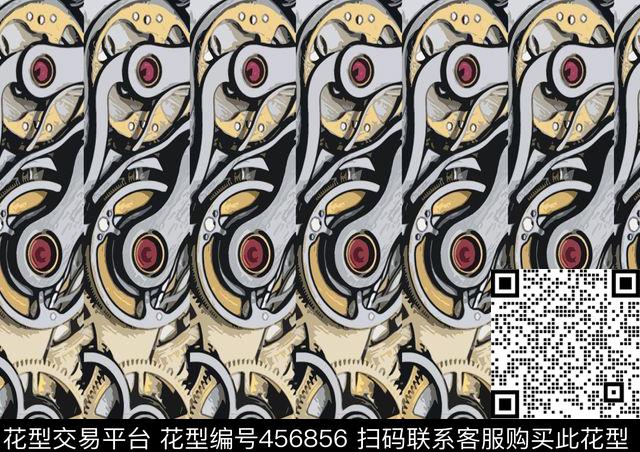 潮流机械数码印花华亿平台下载（图片编号: 456856） - 瓦栏（Walan）