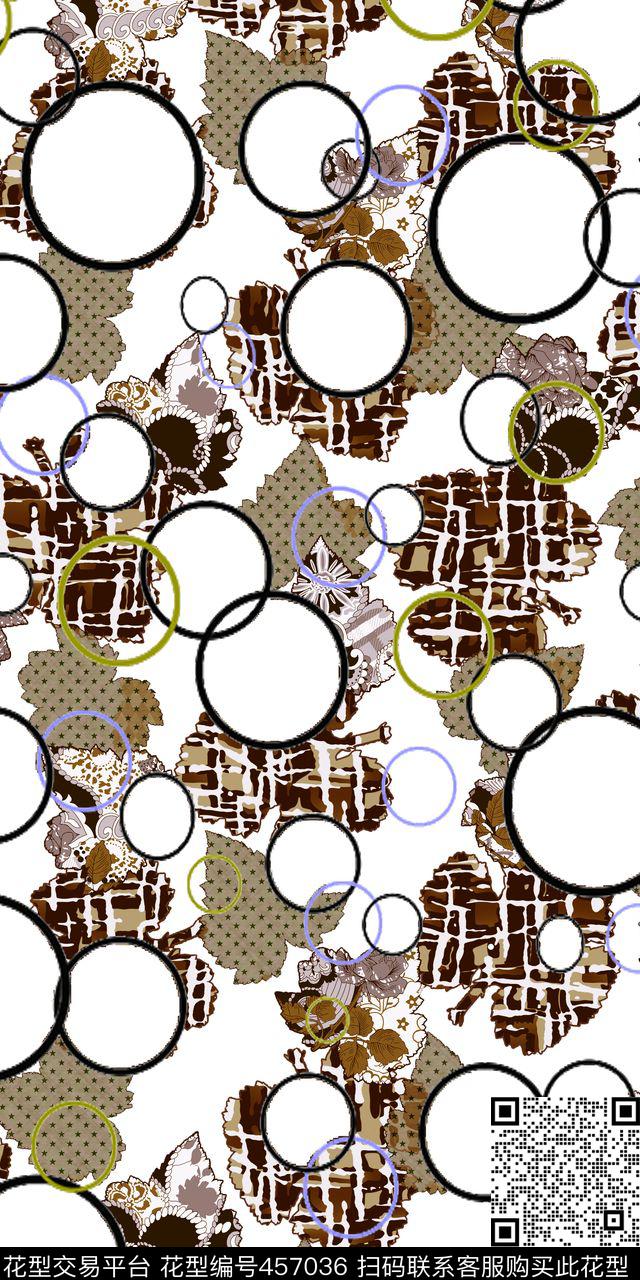 抽象几何五角星数码印花华亿平台下载（图片编号: 457036） - 瓦栏（Walan）