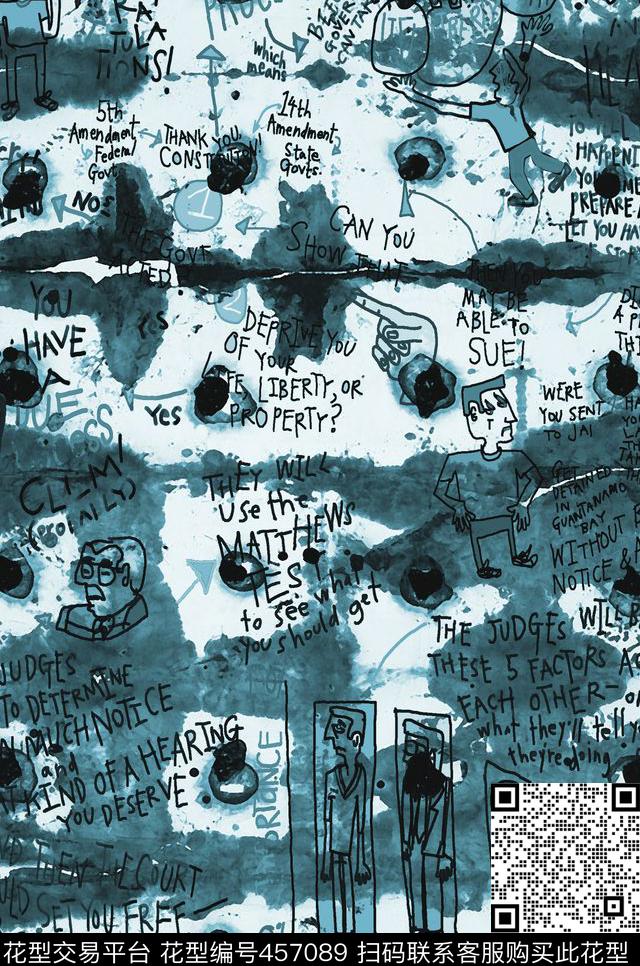 工业风混泥土肌理数码印花华亿平台下载（图片编号: 457089） - 瓦栏（Walan）