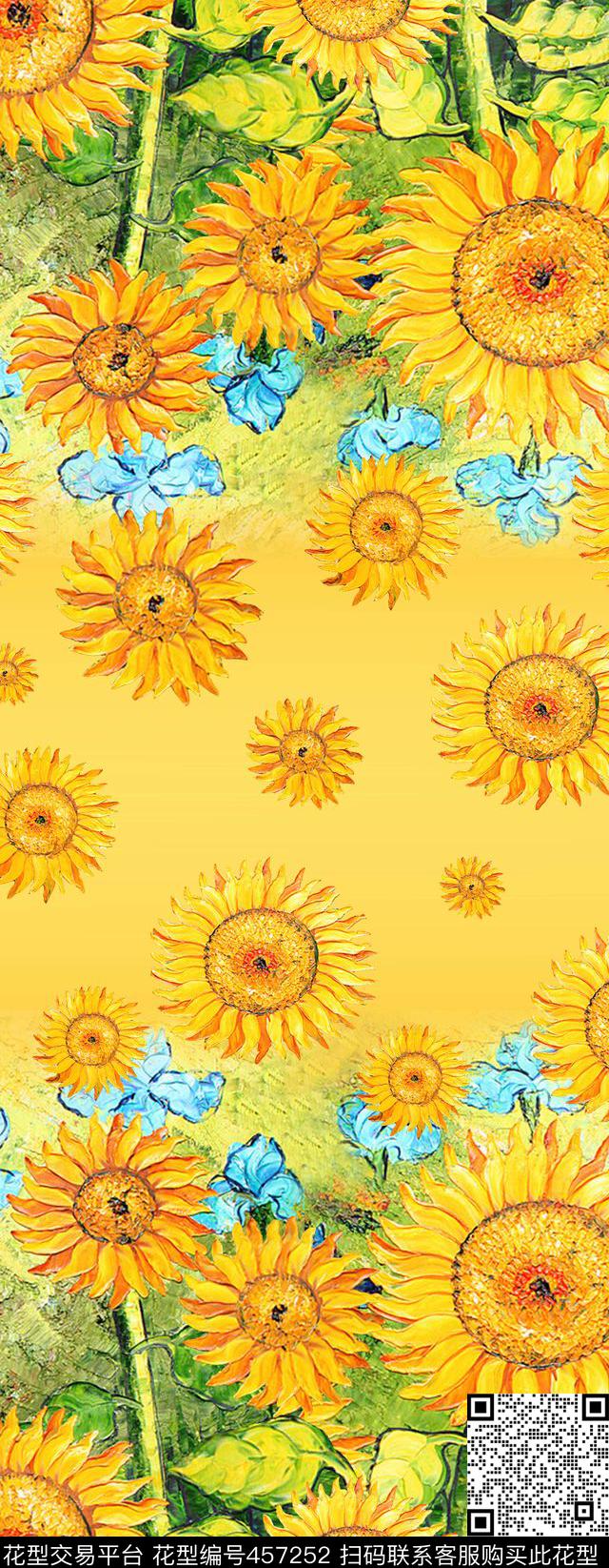 现代田园时尚数码印花华亿平台下载（图片编号: 457252） - 瓦栏（Walan）