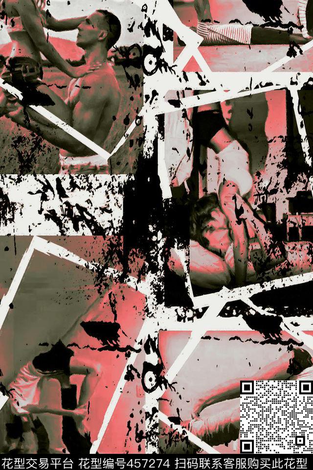 潮流肌理浪漫数码印花华亿平台下载（图片编号: 457274） - 瓦栏（Walan）