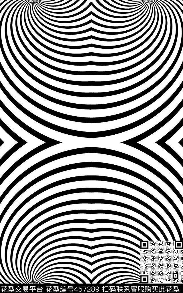 抽象螺旋迷宫数码印花华亿平台下载（图片编号: 457289） - 瓦栏（Walan）