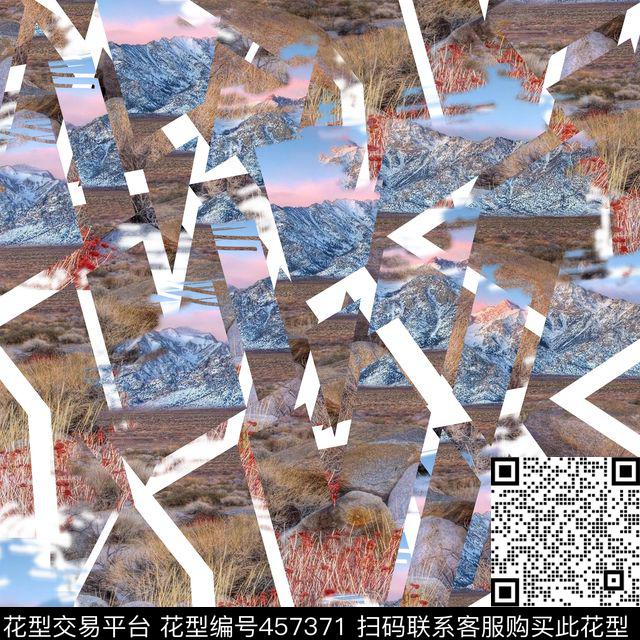 潮流潮流华亿平台复古数码印花华亿平台下载（图片编号: 457371） - 瓦栏（Walan）