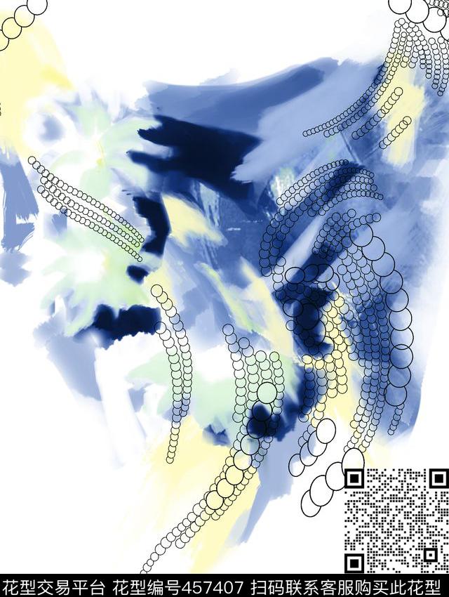 休闲清新分色数码印花华亿平台下载（图片编号: 457407） - 瓦栏（Walan）