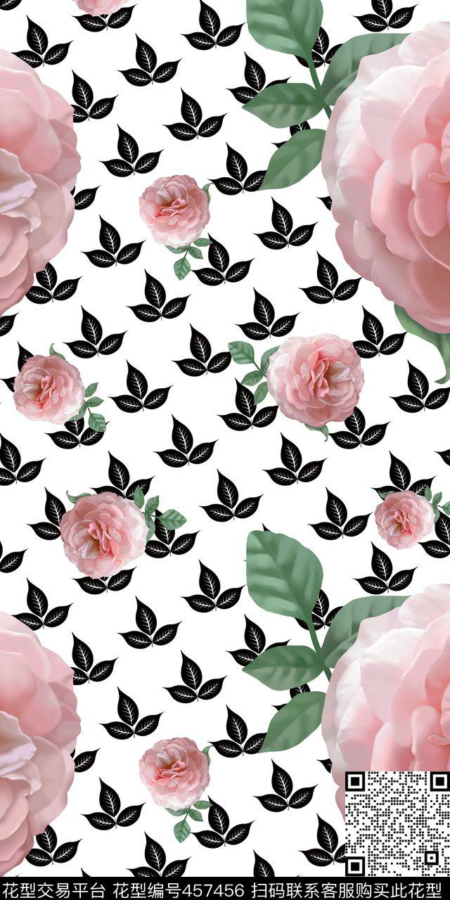 布匹印花花卉几何图形数码印花华亿平台下载（图片编号: 457456） - 瓦栏（Walan）