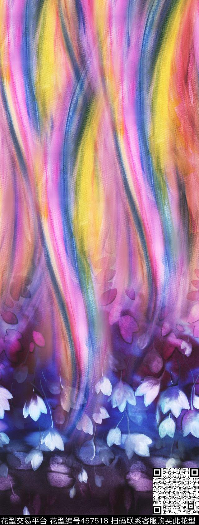 定位手绘中老年数码印花华亿平台下载（图片编号: 457518） - 瓦栏（Walan）