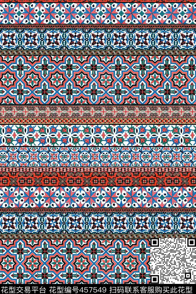 宫廷风古典纹样挂毯数码印花华亿平台下载（图片编号: 457549） - 瓦栏（Walan）