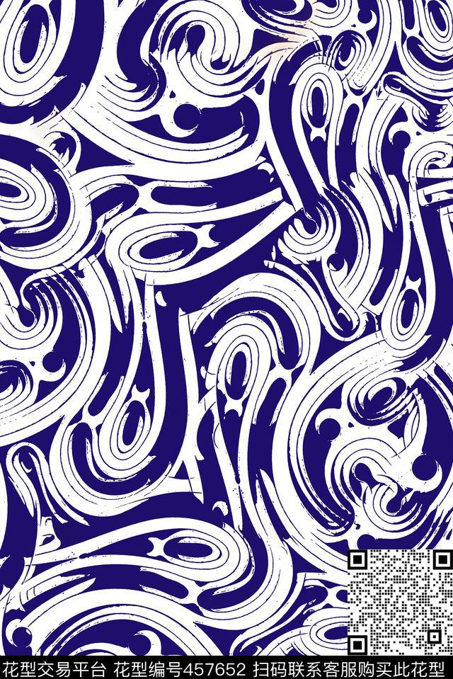 抽象纹路纹理数码印花华亿平台下载（图片编号: 457652） - 瓦栏（Walan）