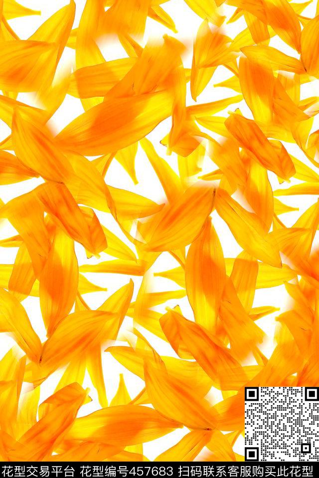 花瓣春夏休闲数码印花华亿平台下载（图片编号: 457683） - 瓦栏（Walan）
