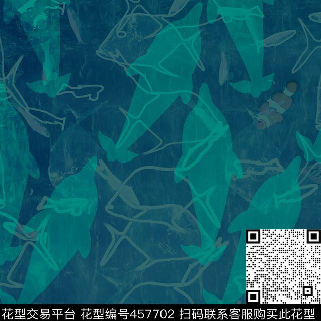 潮流抽象大牌传统印花华亿平台下载（图片编号: 457702） - 瓦栏（Walan）