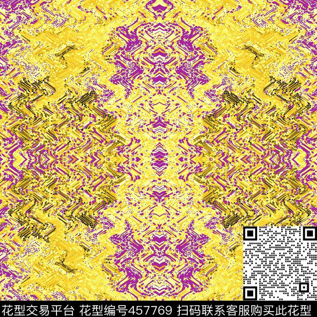 海洋抽象波纹数码印花华亿平台下载（图片编号: 457769） - 瓦栏（Walan）