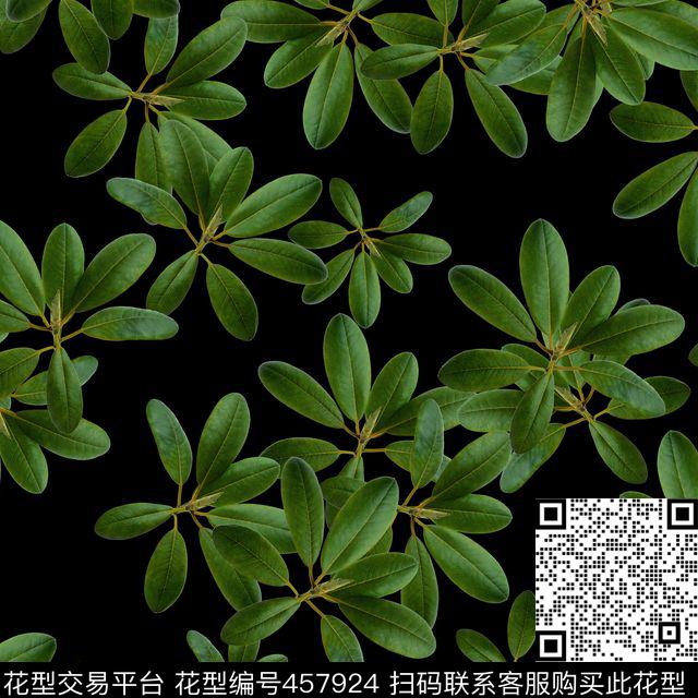 复古男装华亿平台树叶数码印花华亿平台下载（图片编号: 457924） - 瓦栏（Walan）