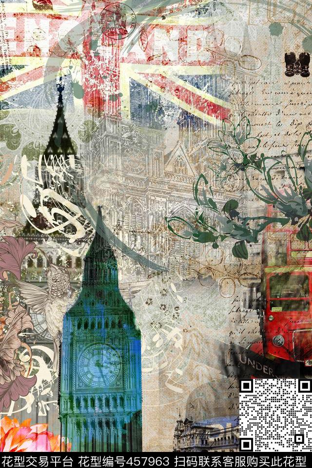 男士衬衫男士冬装欧美复古数码印花华亿平台下载（图片编号: 457963） - 瓦栏（Walan）