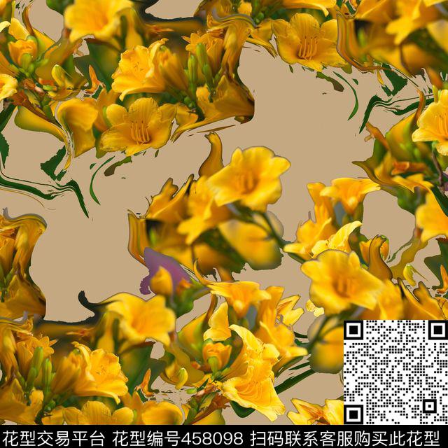 复古解构潮流数码印花华亿平台下载（图片编号: 458098） - 瓦栏（Walan）