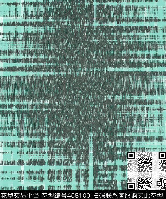 抽象肌理几何数码印花华亿平台下载（图片编号: 458100） - 瓦栏（Walan）