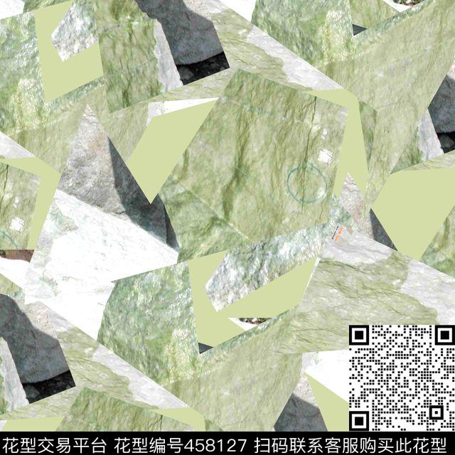 潮流复古解构主义数码印花华亿平台下载（图片编号: 458127） - 瓦栏（Walan）