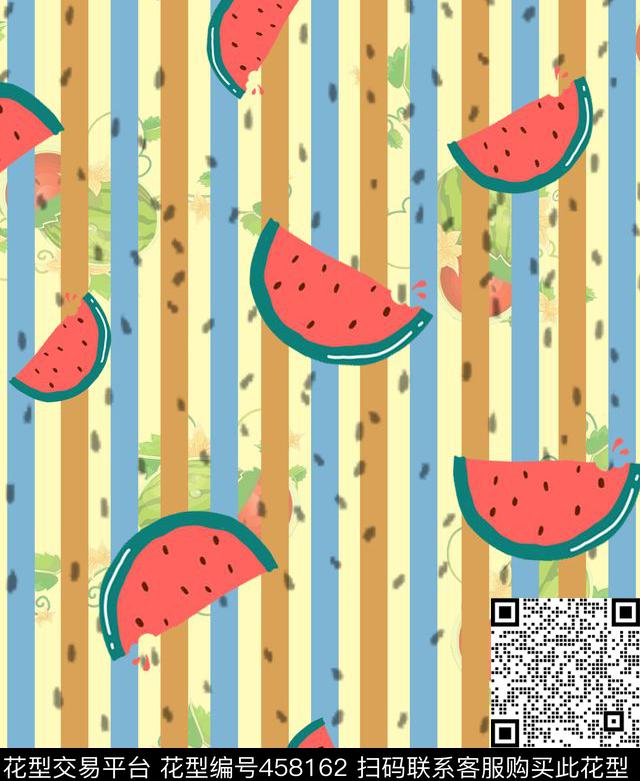 卡通满版田园风数码印花华亿平台下载（图片编号: 458162） - 瓦栏（Walan）