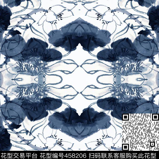 抽象大牌高端数码印花华亿平台下载（图片编号: 458206） - 瓦栏（Walan）