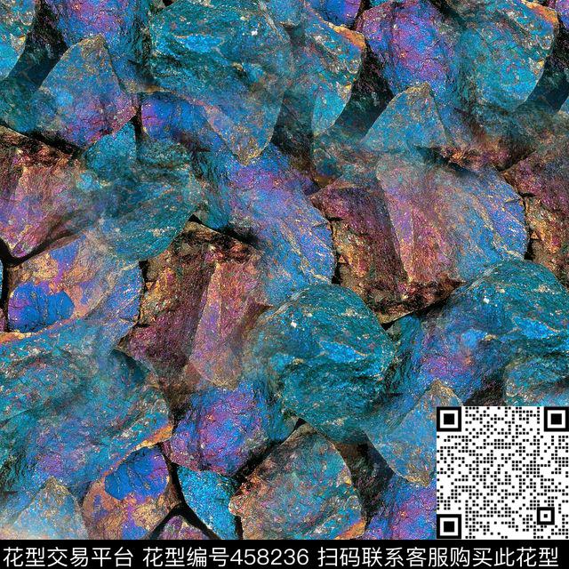 潮流复古概念数码印花华亿平台下载（图片编号: 458236） - 瓦栏（Walan）