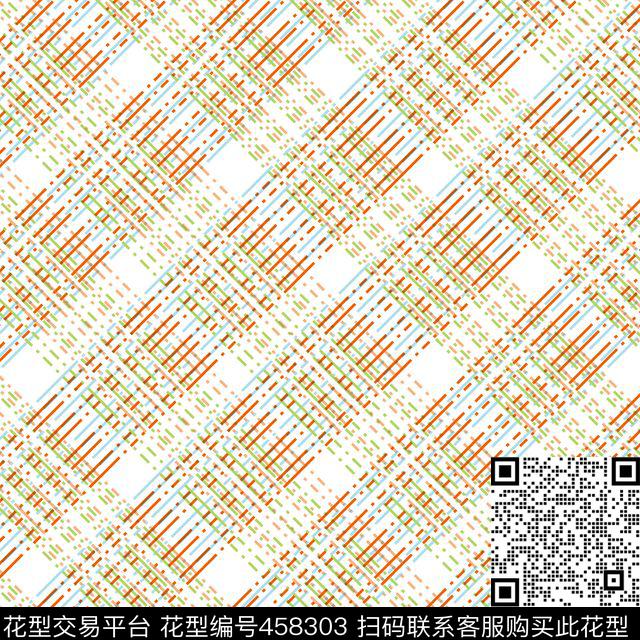 抽象格格点几何传统印花华亿平台下载（图片编号: 458303） - 瓦栏（Walan）